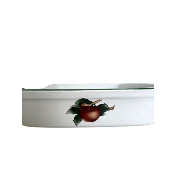 Citation Cades Cove Collection Rectangular Ceramic Baking Dish Apple & Floral - Picture 6 of 9